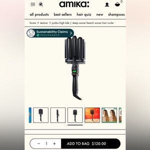 BRAND NEW amika deep waver